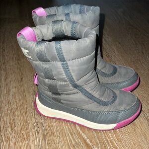 Sorel Kids Boots in Gray and Purple
